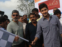 Mahesh Flag off Check the India Ride Photos